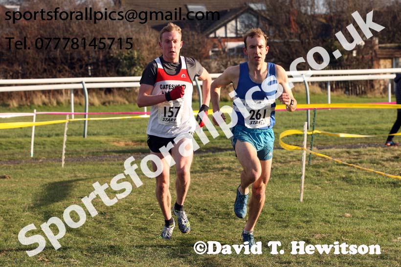 Senior mens North Eastern Cross Country, Redcar. Photo:  David T. Hewitson/Sports for All Pics